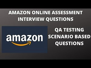 Amazon QA Assessment Interview Question| Amazon Interview Guide
