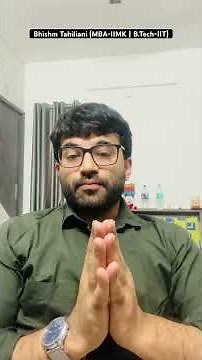 Time Value of Money explained by Bhishm Tahiliani for MBA and Finance #mba #finance #iim #stocks