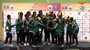 144K views · 6.7K reactions | Zambia were officially crowned champions of the COSAFA U20 Women's Championship 2024 where they registered four wins out of four, scoring 19 goals and conceding none. Do not forget to SUBSCRIBE to ensure you don’t miss a video from the FAZ TV YouTube channel. You can as well hit the bell to get notifications on our latest uploads! ► Subscribe: https://www.youtube.com/@UCyNKy_qSMjgzDvGIkl-amjg | Football Association of Zambia (FAZ) | Facebook