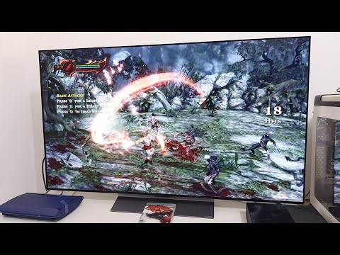 God of War 3 PS3 LG OLED C3 55" 4K Upscaling