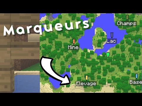 Tuto Minecraft : Mettre des marqueurs sur une map