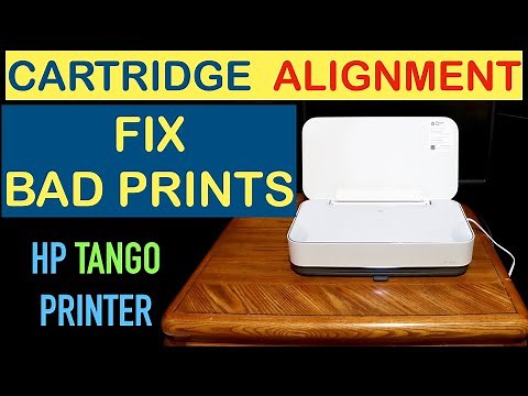 HP Tango Printer Alignment, Clean Print Head & Clean Smear Review.