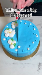 Smart Tip for Serving Cake! 🍰 Try this cake cutting technique to keep it moist! #cake #birthday #Baking #partyideas #birthdaycake This original video was produced by Network Media, LLC and Jeff & Lauren Productions. | Smells Good