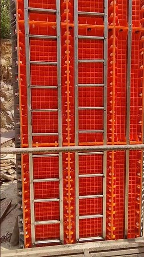 Plastic modular formwork system #formwork #plasticformwork