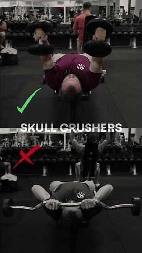How to perfectly do the Skull Crushers