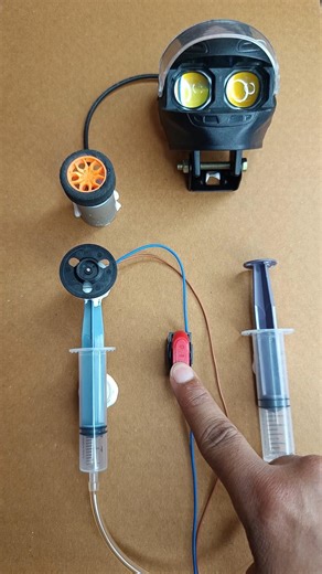 Generate Electricity Using Wheel & DC Motor | DIY Science Project #dcmotor #shorts