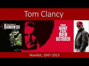 Tom Clancy, Novelist, 1947-2013