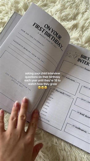 Capture Your Child's Growth with Annual Interviews