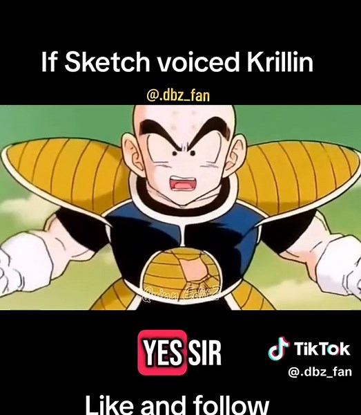 If Sketch voiced Krillin #dbz #dragonballedit #makeitgoviral #voiceover #dragonball #krillin #sketch