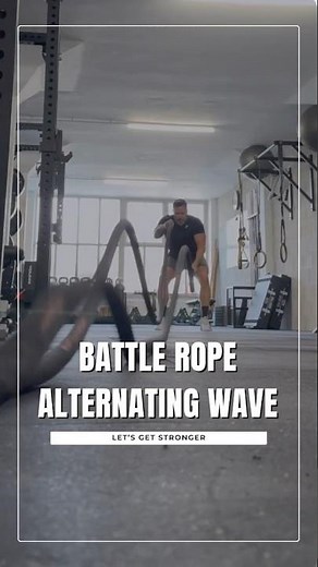 Battle Rope Alternating Wave