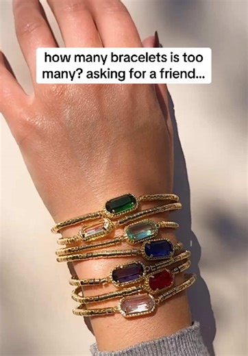 Colorful Birthstone Bracelets: Stackable Jewelry Trends