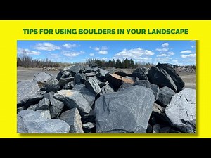 How to Use Boulders in Landscaping (Do This Right)