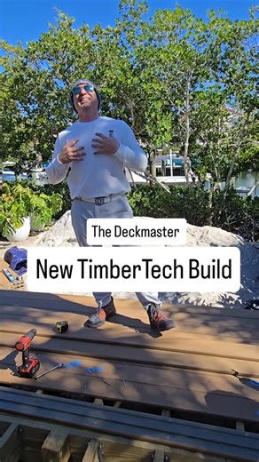 Deckmasters of South Florida | Decks, Docks, Ceilings on Instagram: "Started another six-figure TimberTech install today up in Jupiter, Florida. We’re making a month of it up here — multiple high-end projects, all moving at once. Dock is already complete. Now we’re rolling straight into the deck. We passed our framing inspection with ease. Large footings. Stainless steel hardware. Marine-grade lumber. Permits pulled. Inspections cleared. This is how it’s done when you build it right the first ti