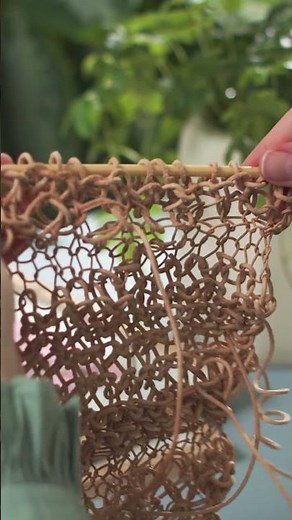 Knitted wall art - DIY by Søstrene Grene