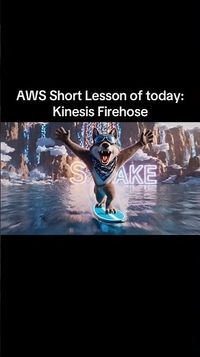 Kinesis Firehose automatically delivers streaming data to AWS destination #aws #ai #cloud #wolf #fyp