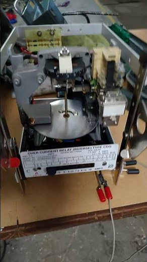 over current relay (Inverse type) testing by secondary injection method.