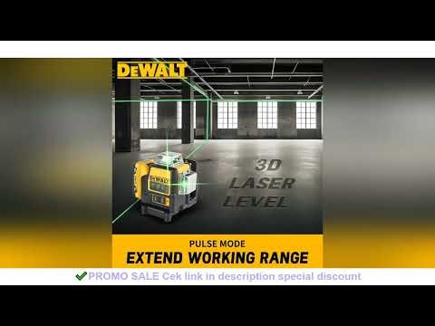 2025 Dewalt DW089LG 12 Wire 3-sided 360 Degree Vertical 12V Lithium Battery Laser Level