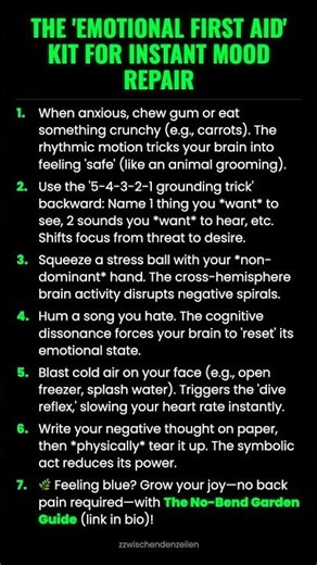 The 'Emotional First Aid' Kit for Instant Mood Repair #ad (Verify Info)