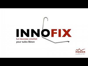 Fixer une tuile béton - Crochet Innofix