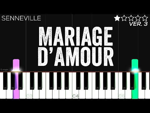Mariage d’Amour (Chopin-Spring Waltz) | EASY Piano Tutorial