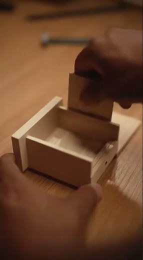 DIY Mini Drawer Organizer 🔥 | Satisfying Woodworking for Beginners #diy #woodworking #minidrawer