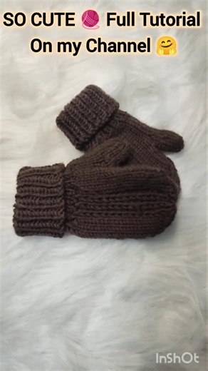 Simple Knitting Mittens🧶✨🔥