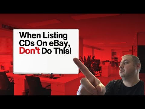 When Listing CDs On eBay, Don't Do This!