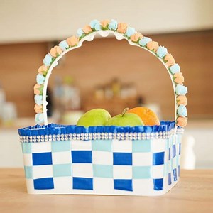 Upcycled Ice Cream Pail Decorative Basket