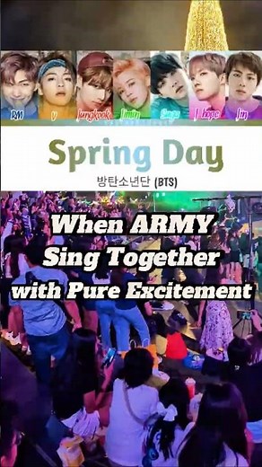 BTS (방탄소년단) '봄날 (Spring Day)' | Army Sing Together