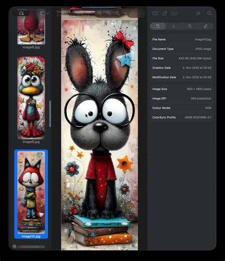 21 Quirky Animals Bookmark Printable Set – Cozy Holiday Bookmarks - Etsy