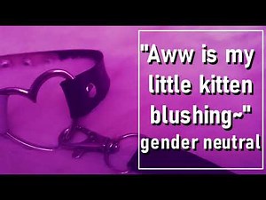 asmr master teases his subby kitten petplay kittenplay gentle dominant gender neutral #kittenplay