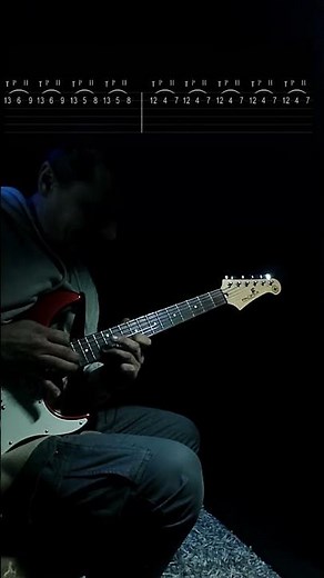 Van halen's Eruption guitar tappingtutorial lesson #guitartapping #vanhalen #guitarra