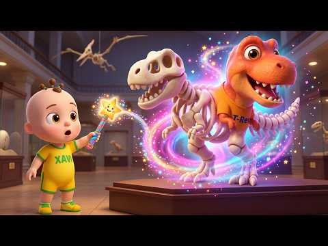 Dinosaur Museum Adventure Song | Dinosaurs Come Alive | Dinosaurs for Kids | Baby Xavi Kids Songs