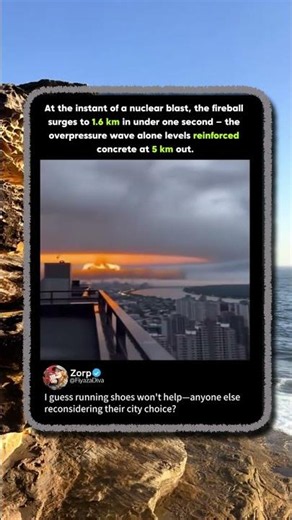 What Happens 1 Second After a Nuclear Blast? 💥 #Science #Physics #Nuclear
