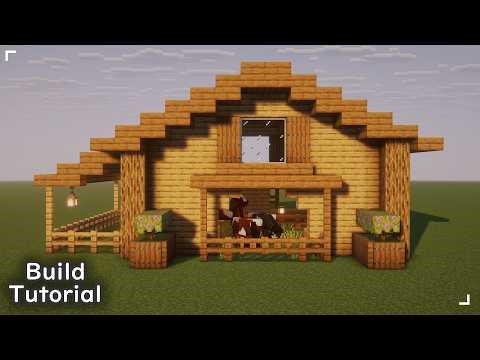 🐴 Horse Stable 🍃 | Minecraft Build Tutorial