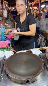 2.2M views · 10K reactions | Colorful Crepes in Bangkok | Street Food Recipes | Facebook