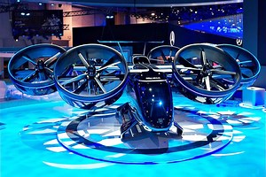 Bell Helicopter Show Off Air Taxi, Bell Nexus, At CES 2019