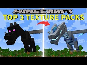 TOP 3 TEXTURE PACKS PARA MEJORAR EL DISEÑO DEL ENDERDRAGON EN MINECRAFT!! |1.16.5 - 1.19 | Dante583