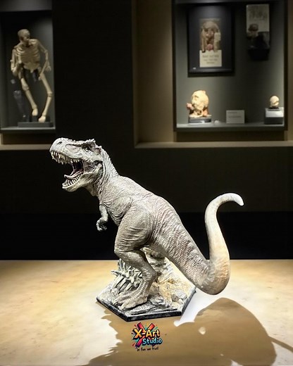 T-REX Dinosaur Hand-painted Resin Figurine - Hyper-detailed 3D Printed Statue - Paleontology Collector Gift - Etsy