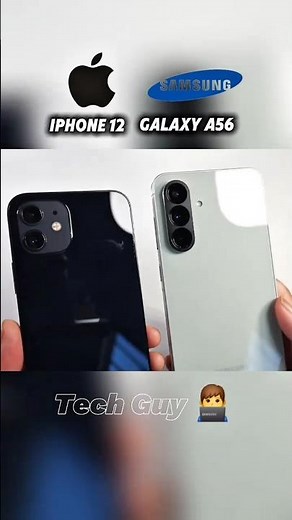 iPhone 12 vs Samsung Galaxy A56 🔥Speed Test Comparison:🥀🔥👨‍💻 #iphone #apple #samsung