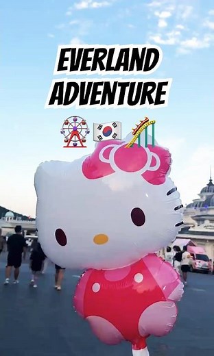Exploring Everland 🎡 | South Korea’s Largest Theme Park Adventure 🇰🇷✨#KoreanThemePark #에버랜드브이로그