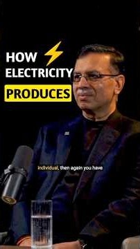 How The Electricity ⚡ Produces | Raj Shamani #rajshamani #podcast #startupcuts #electricity #shorts