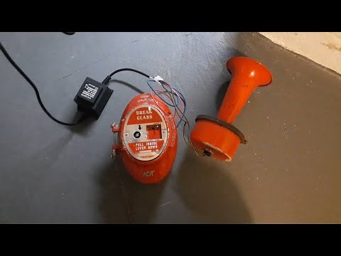 Very Old Fire Alarm! IBM 4030-1B Horn with ADT Coded Pull Station (250 Sub Special)