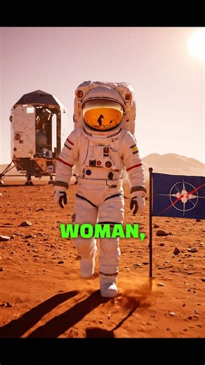 First female walking on the Mars