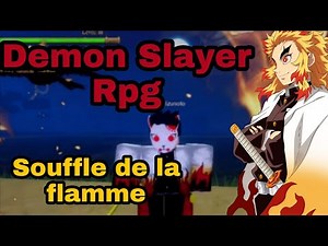 Je vous montre le souffle de la flamme 💥 Demon Slayer rpg 2 #1