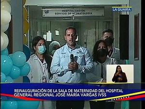 Reinaugurada la sala de maternidad del Hospital José María Vargas de La Guaira