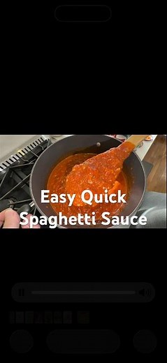 How to make Quick & Easy Doctored Spaghetti Sauce Using Jarred Sauce 🍝