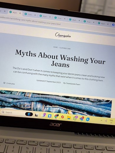 The Secret to Washing Your Jeans Correctly | Cleaning Hacks and Tips