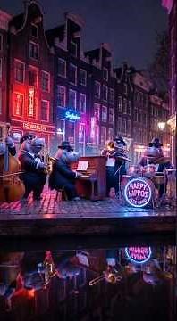 Happy Hippos Jazz Band – Amsterdam Sessions | Smooth Jazz by the Canals 🎷 #jazz