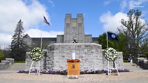 39K views · 2K reactions | This morning, on the 2021 Day of Remembrance, the ceremonial candle was lit, the Burruss Hall bells were rung 32 times, and flowers and wreaths were placed at the memorial to honor the 32 Hokies who lost their lives on April 16, 2007. 李 #VTWeRemember | Virginia Tech | Facebook